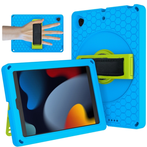 

EVA + PC Tablet Case with Shoulder Strap For iPad 10.2 2022 / 2021 / 2020 / 2019 / 10.5(Blue)