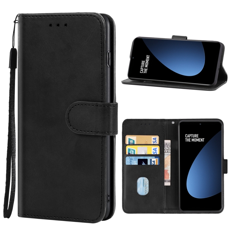 

For Xiaomi 12T Leather Phone Case(Black)