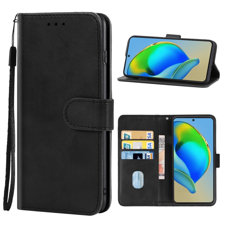 

For ZTE Blade V40s Leather Phone Case(Black)