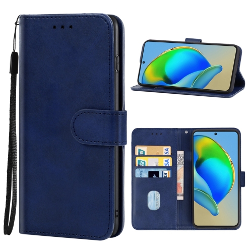 

For ZTE Blade V40s Leather Phone Case(Blue)