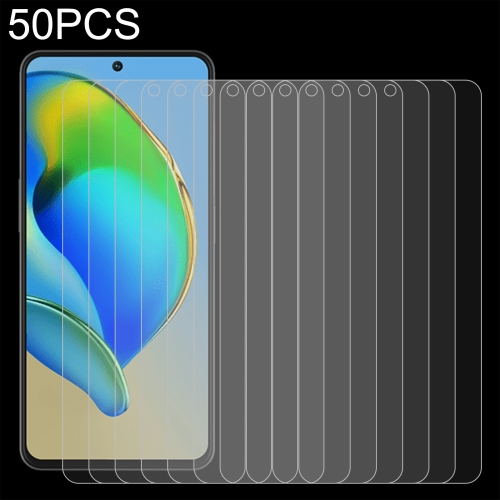

For ZTE Blade V40s 50pcs 0.26mm 9H 2.5D Tempered Glass Film