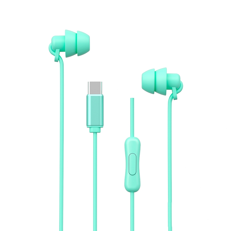 

WEKOME YB02 SHQ Series In-Ear Sleep Wired Earphone, Plug Type:Type-C(Blue)