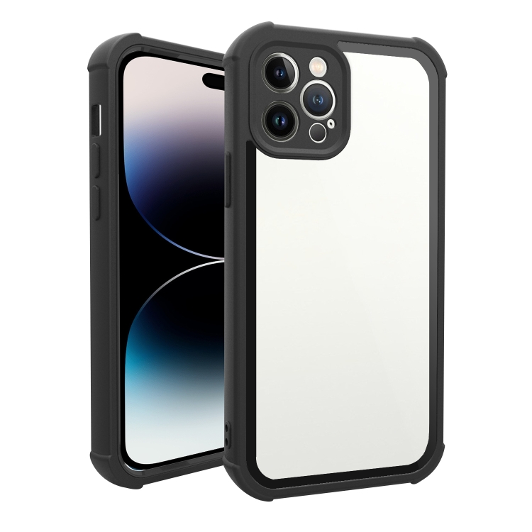 

For iPhone 14 Pro Acrylic + TPU Shockproof Phone Case(Black)