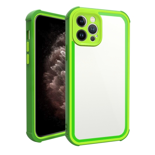 

For iPhone 11 Pro Max Acrylic + TPU Shockproof Phone Case(Grass Green)