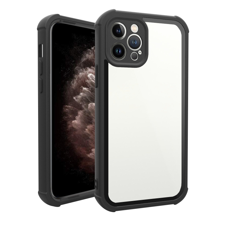 

For iPhone 11 Pro Acrylic + TPU Shockproof Phone Case(Black)