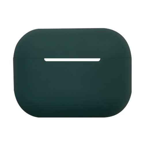 For AirPods Pro 2 Earphone Silicone Protective Case(Dark Green)