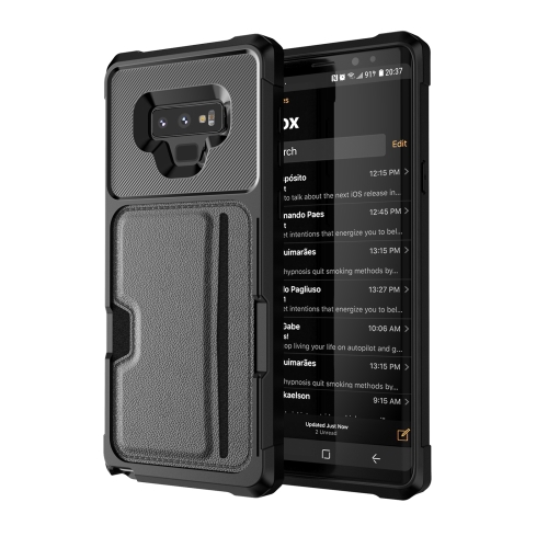 

For Samsung Galaxy Note9 ZM02 Card Slot Holder Phone Case(Black)