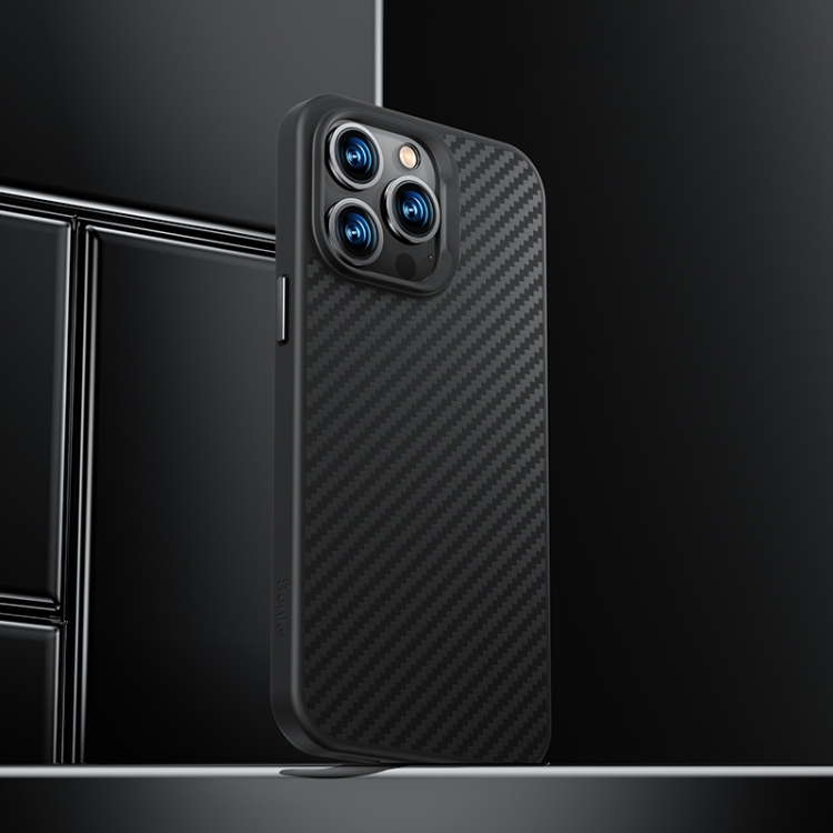 

For iPhone 14 Pro Benks MagSafe Kevlar Carbon Fiber Phone Case(Black)