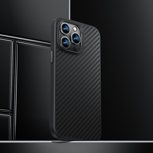 

For iPhone 14 Pro Max Benks MagSafe Kevlar Carbon Fiber Phone Case(Black)