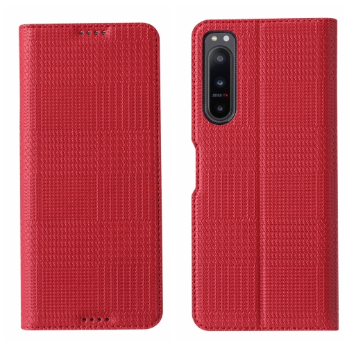 

For Sony Xperia 5 IV ViLi DH Series Shockproof Leather Phone Case(Red)