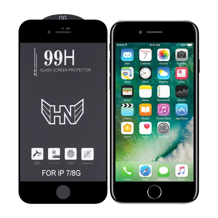 

For iPhone 6s / 6 High Aluminum Large Arc Full Screen Tempered Glass Film