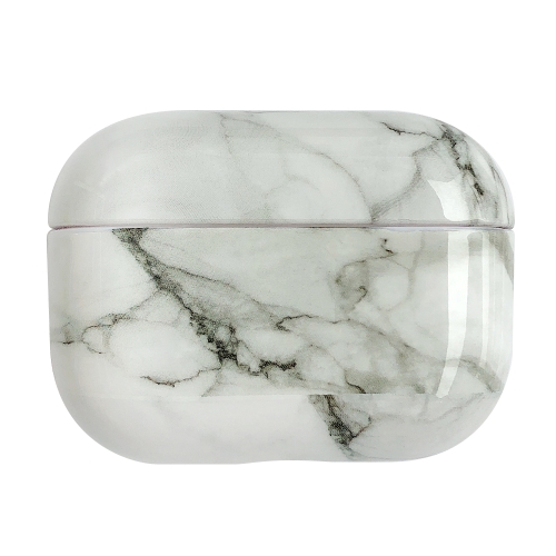 

For AirPods Pro 2 Marble Pattern Wireless Earphone Protective Case(White Grey)