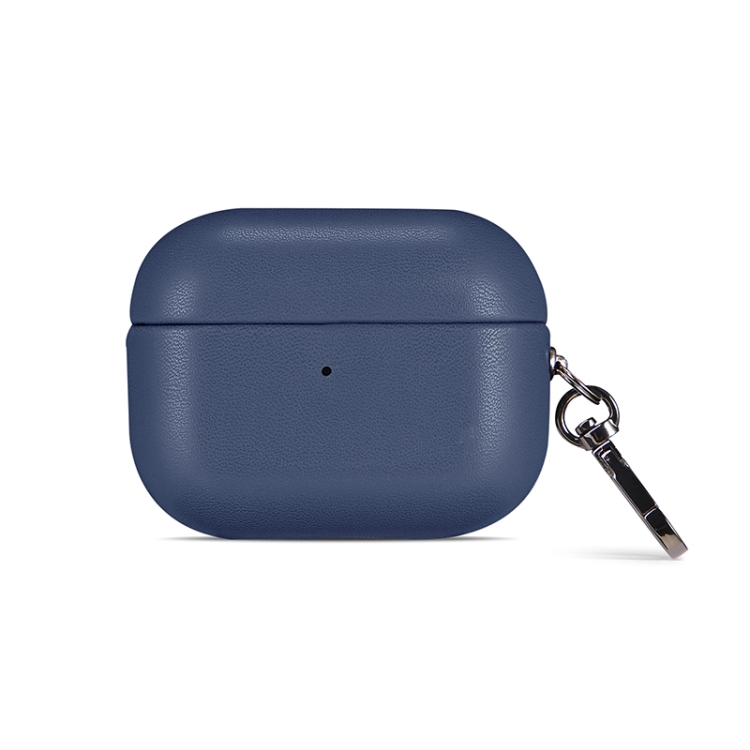 

For Apple AirPods Pro 2 PU Leather Wireless Bluetooth Earphone Protective Case(Blue)