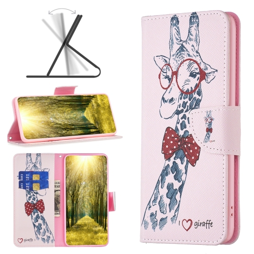 

For Xiaomi Redmi A1/Redmi A1+ Colored Drawing Pattern Leather Phone Case(Deer)