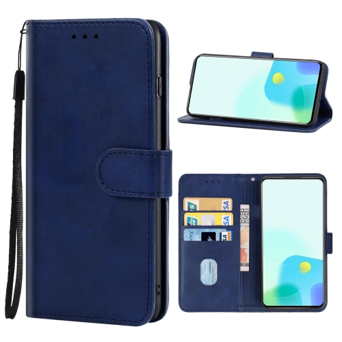 

For ZTE Axon 30S Leather Phone Case(Blue)