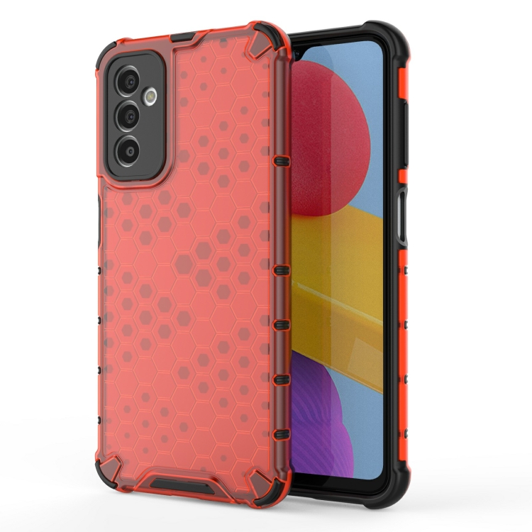 

For Samsung Galaxy A13 5G/M13 Honeycomb Phone Case(Red)