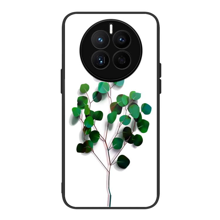 

For Huawei Mate 50 Colorful Painted Glass Phone Case(Sapling)