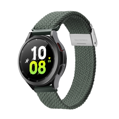 

For Samsung Watch DUX DUCIS 22mm Braided Nylon Elastic Watch Band(Green)