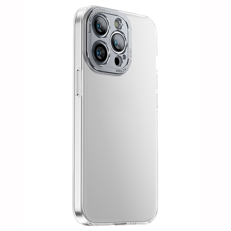 

For iPhone 13 Pro Max PC Crystal Clear Frosted Phone Case(White)