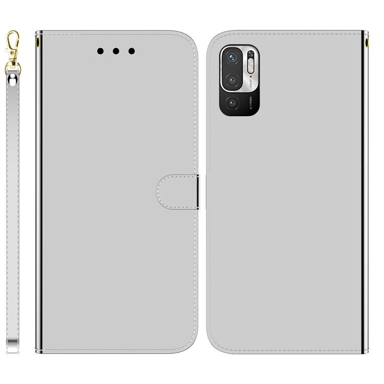 

For Xiaomi Redmi Note 11T Pro / 11T Pro+ 5G Imitated Mirror Surface Flip Leather Phone Case(Silver)