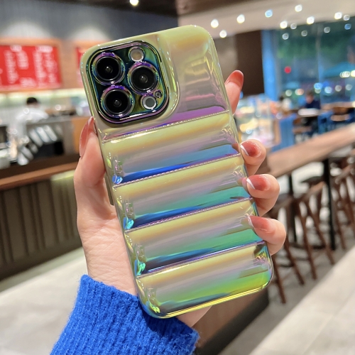 

For iPhone 14 Pro Bubble Symphony TPU Phone Case(Light Green)