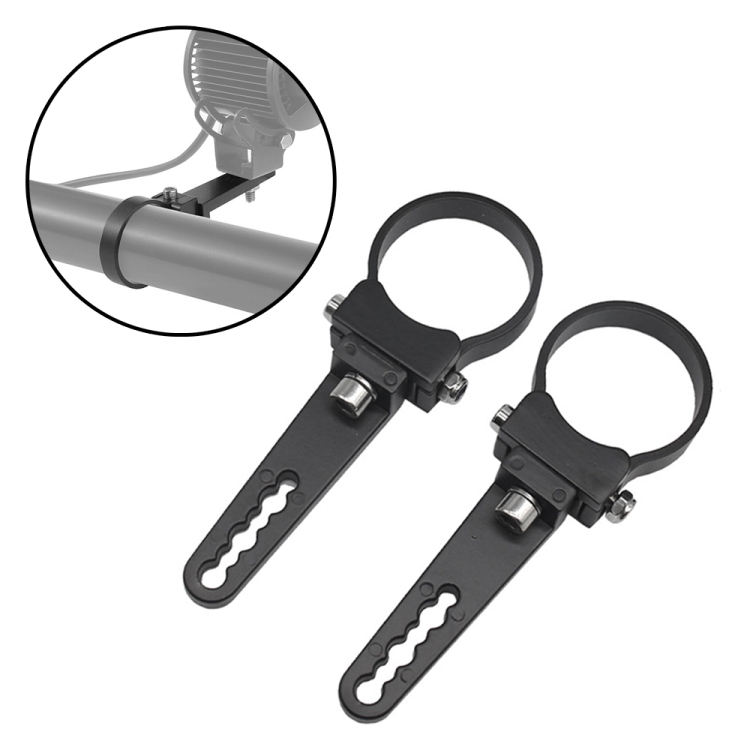 

2 inches 1 Pair UTV Car Motocross Bumper Spotlight Tube Clip Light Bar Bracket