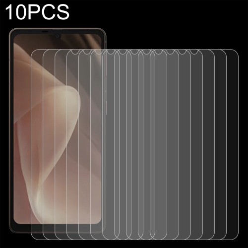 

For Sharp Aquos Sense7 Plus 10pcs 0.26mm 9H 2.5D Tempered Glass Film