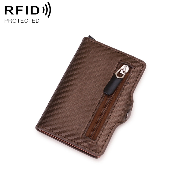 

C1911H9 RFID Multi-card PU Leather Metal Card Package(Gold)