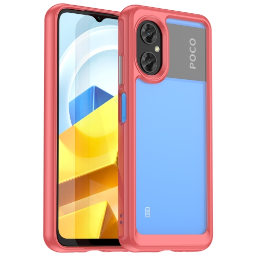 

For Xiaomi Redmi Note 11R Colorful Series Acrylic + TPU Phone Case(Red)