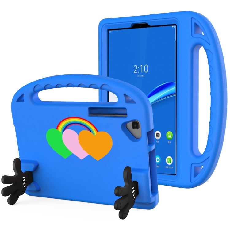 

For Lenovo Tab M10 Plus Love Small Palm Holder EVA Tablet Case(Blue)