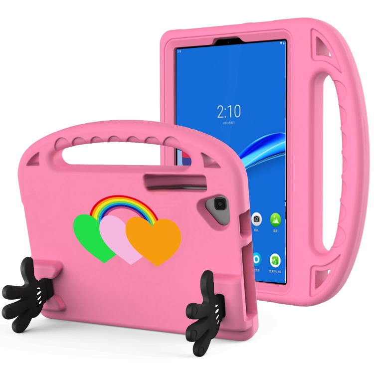 

For Lenovo Tab M10 Love Small Palm Holder EVA Tablet Case(Pink)