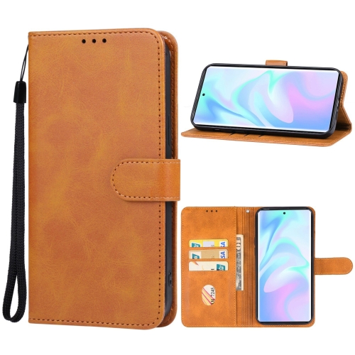 

For ZTE Axon A31 Ultra 5G Leather Phone Case(Brown)