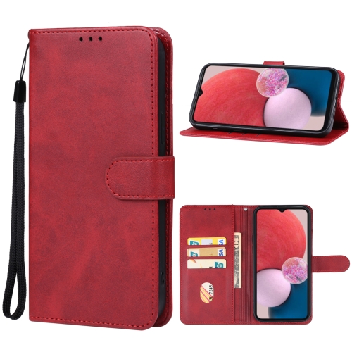 For Samsung Galaxy A14 5G Leather Phone Case(Red)