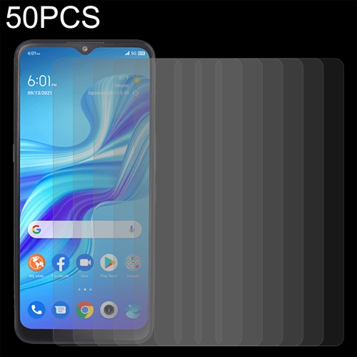 

For TCL 4X 5G 50pcs 0.26mm 9H 2.5D Tempered Glass Film