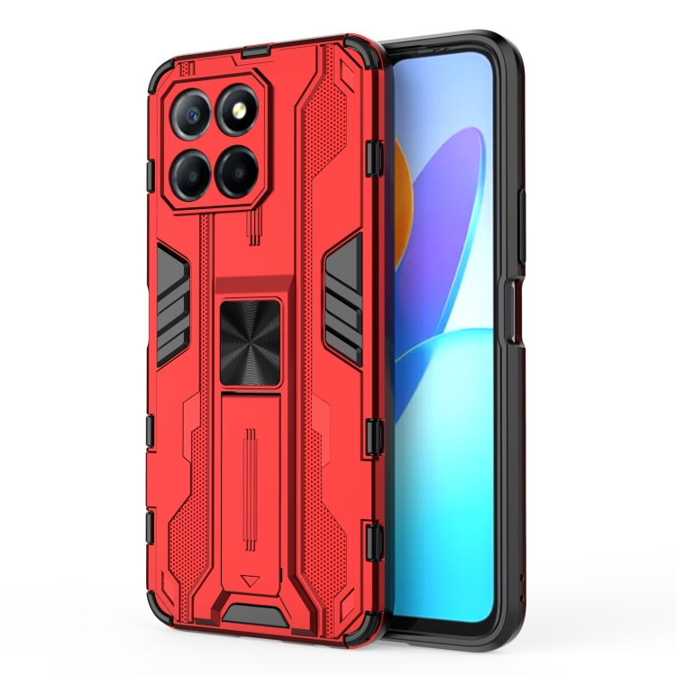 

For Honor X8 5G Supersonic PC + TPU Shock-proof Protective Phone Case(Red)