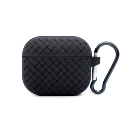 

For AirPods 3 Weave Texture TPU Protective Case(Black)