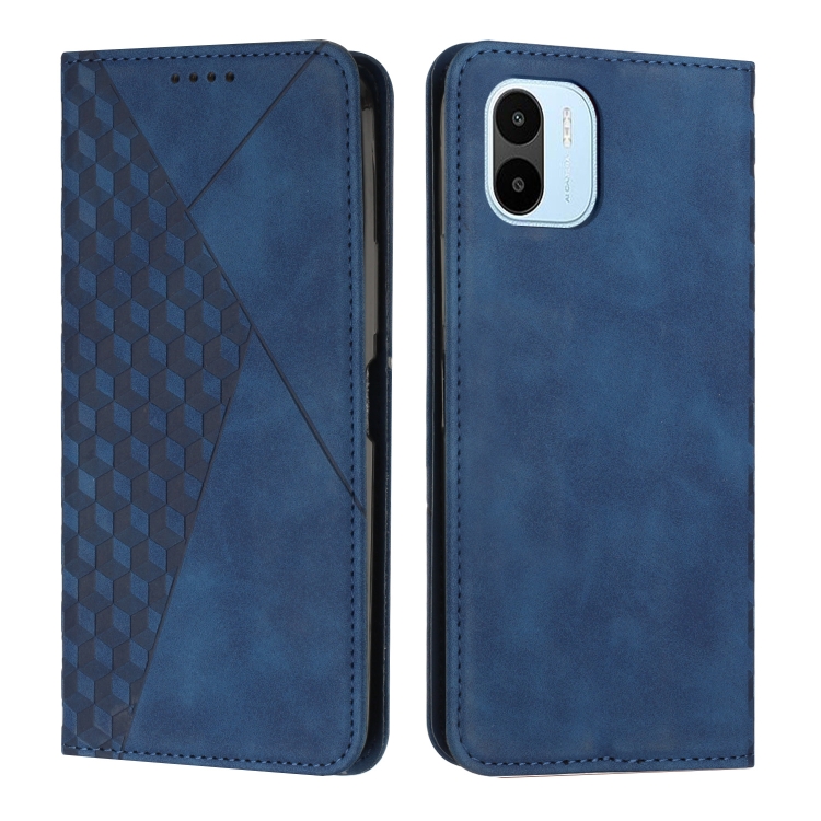 

For Xiaomi Redmi A1 Diamond Splicing Skin Feel Magnetic Leather Phone Case(Blue)