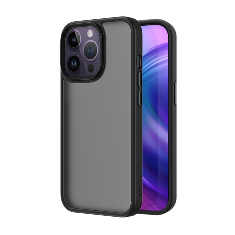 

For iPhone 14 Pro Max ROCK Guard Skin-feel Phone Case(Black)