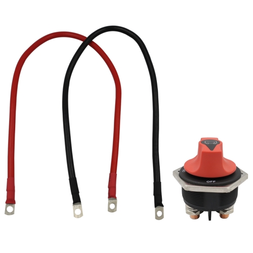 

300A 6AWG Car Yacht Battery Selector Isolator Disconnect Rotary Switch Cut With Power Cord