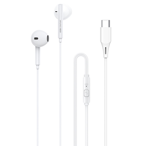 

awei PC-1T 1.2m Mini Stereo Semi In-ear Earphones(White)