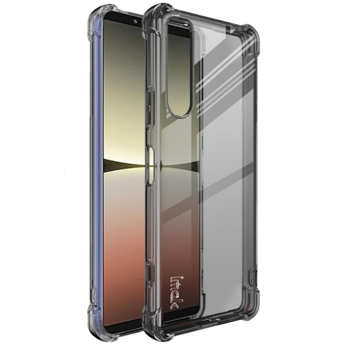 

For Sony Xperia 5 IV imak Shockproof Airbag TPU Phone Case(Transparent Black)