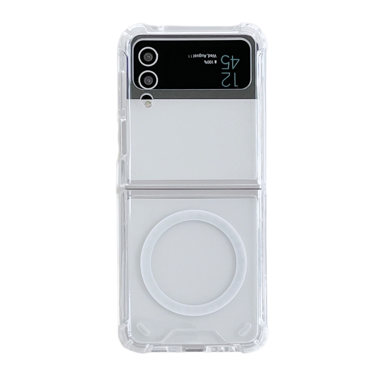 

For Samsung Galaxy Z Flip3 5G Magsafe Magnetic Transparent Shockproof Phone Case