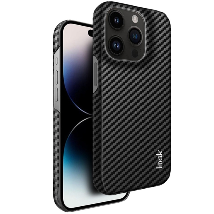 

For iPhone 14 Pro IMAK Ruiyi Series Carbon Fiber PU + PC Phone Case