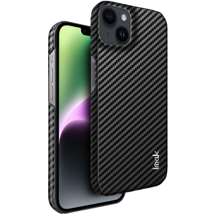 

For iPhone 14 IMAK Ruiyi Series Carbon Fiber PU + PC Phone Case
