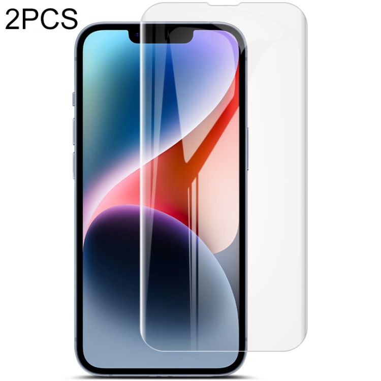 

For iPhone 14 Plus 2pcs imak Curved Full Screen Hydrogel Film Protector