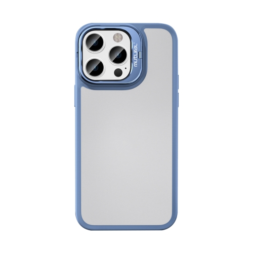 

For iPhone 14 Pro Mutural Color Holder Phone Case(Sierra Blue)