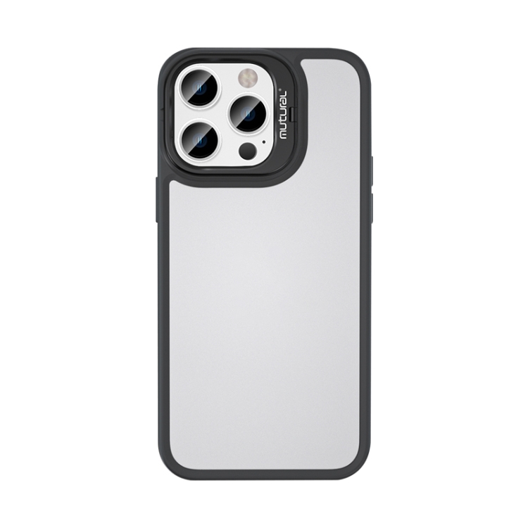 

For iPhone 14 Pro Max Mutural Color Holder Phone Case(Black)