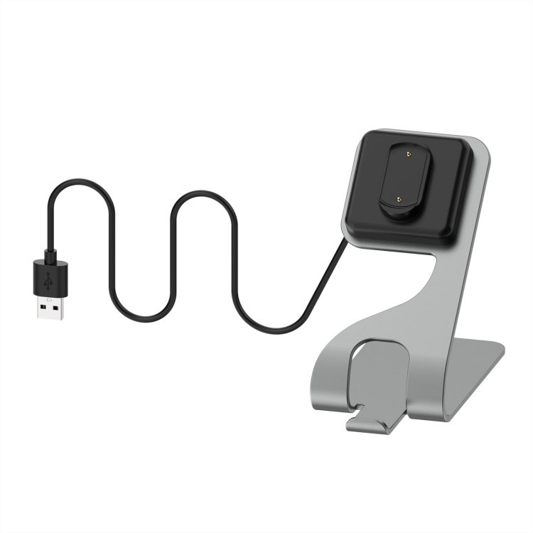 

For Amazfit GTR4 / GTR4 Pro Rotatable Smart Watch Metal Charger Stand(Grey)