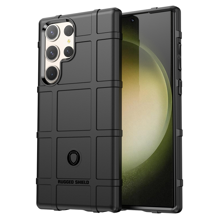 

For Samsung Galaxy S23 Ultra 5G Full Coverage Shockproof TPU Phone Case(Black)