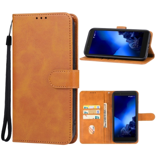 

For Alcatel 1C 2019 Leather Phone Case(Brown)